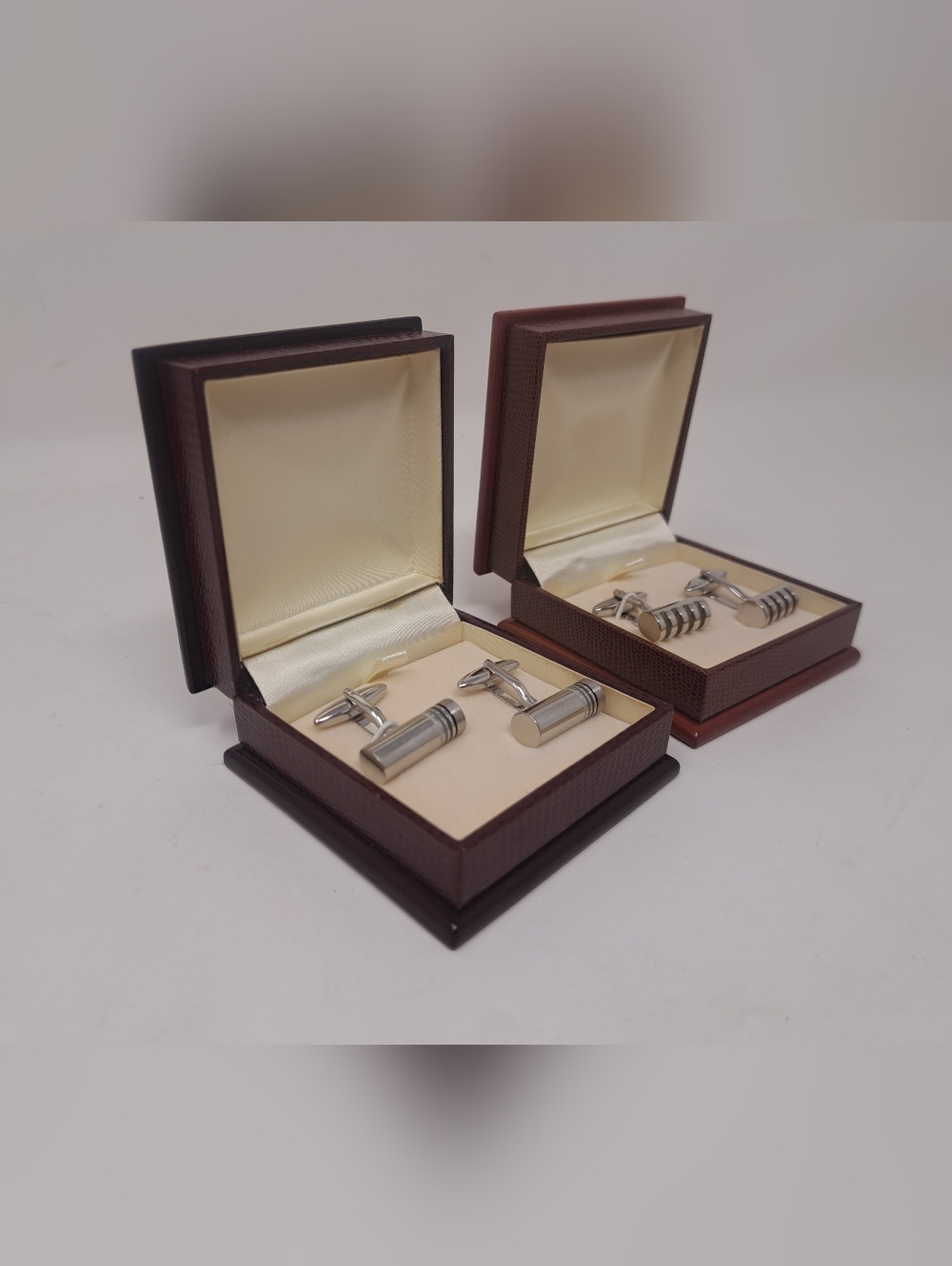 Vintage 70s 80s Men's Cufflinks Set of 2 Cuff Links High Quality